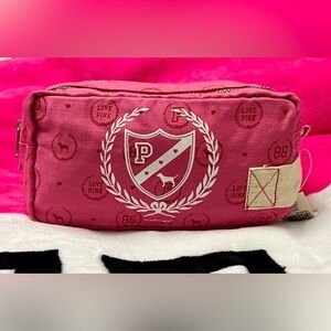 VS PINK ~ Dog Crest Travel/Makeup Bag *NWT*